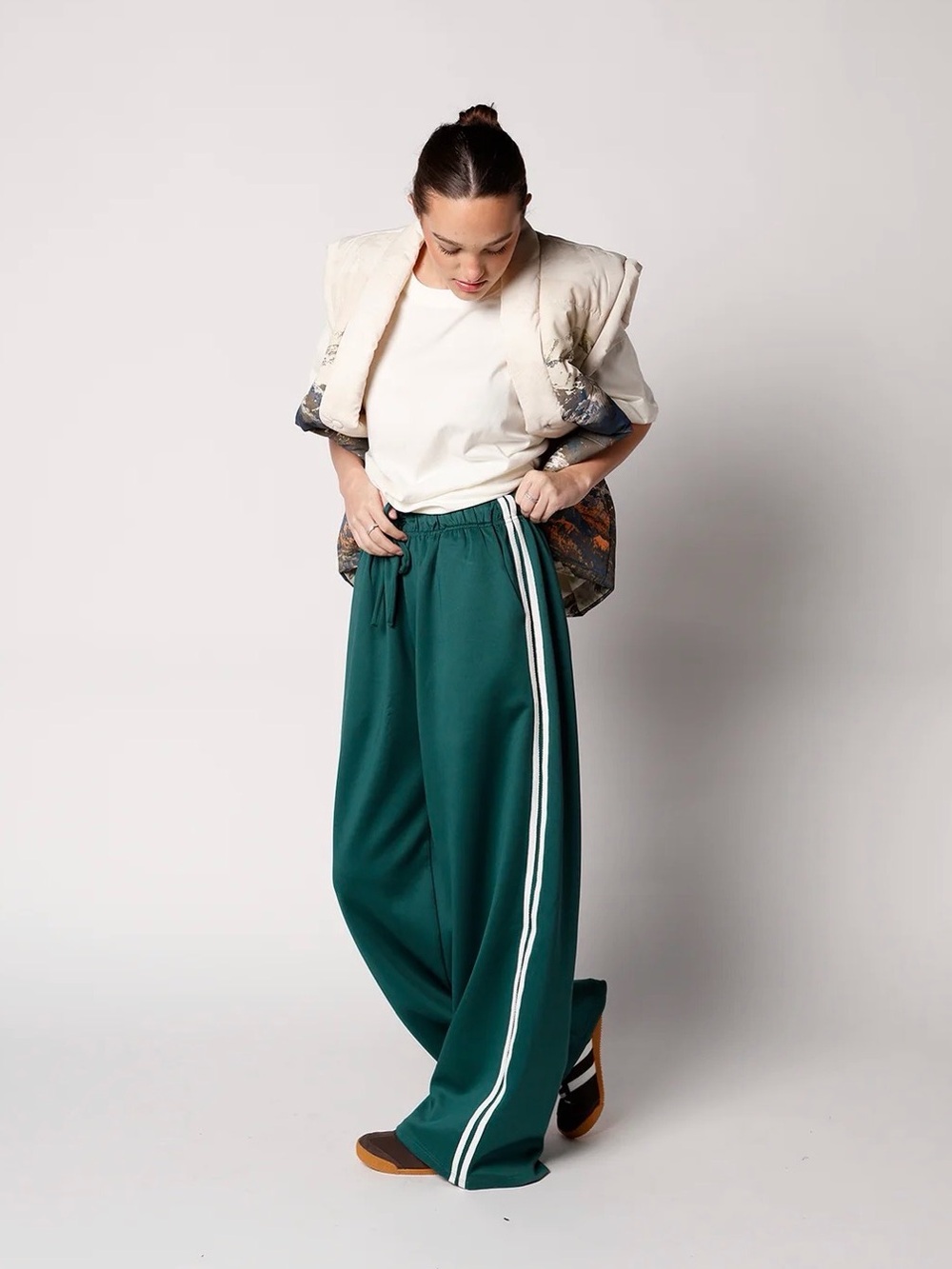 TRACK TALK TRACK PANTS X EMERALD